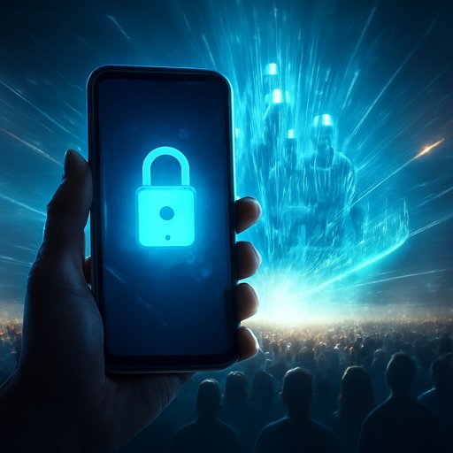 tbazi security lock on smartphone